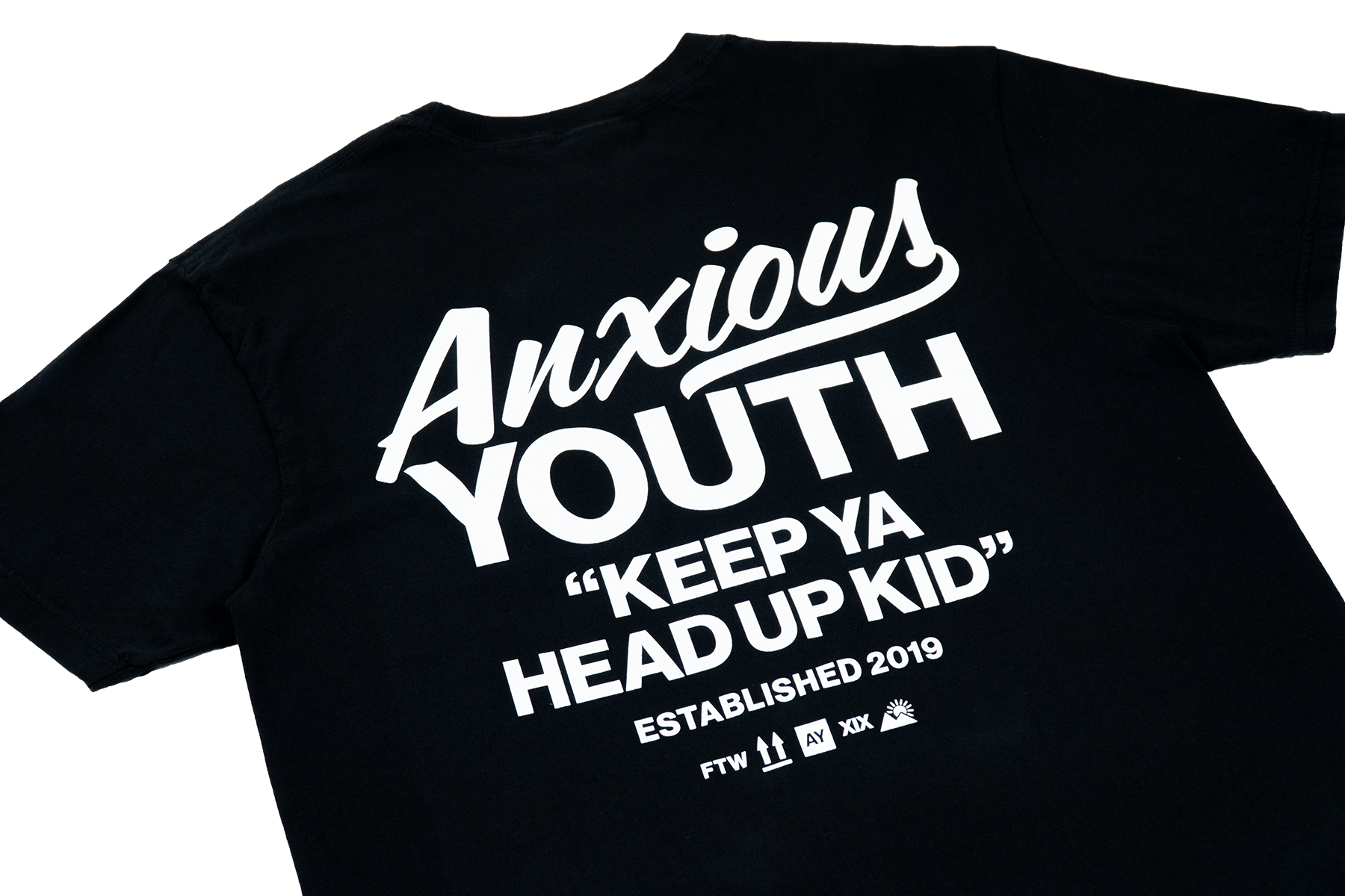 KEEP YA HEAD UP BLACK TEE