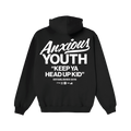 STAY UP BLACK HOODIE