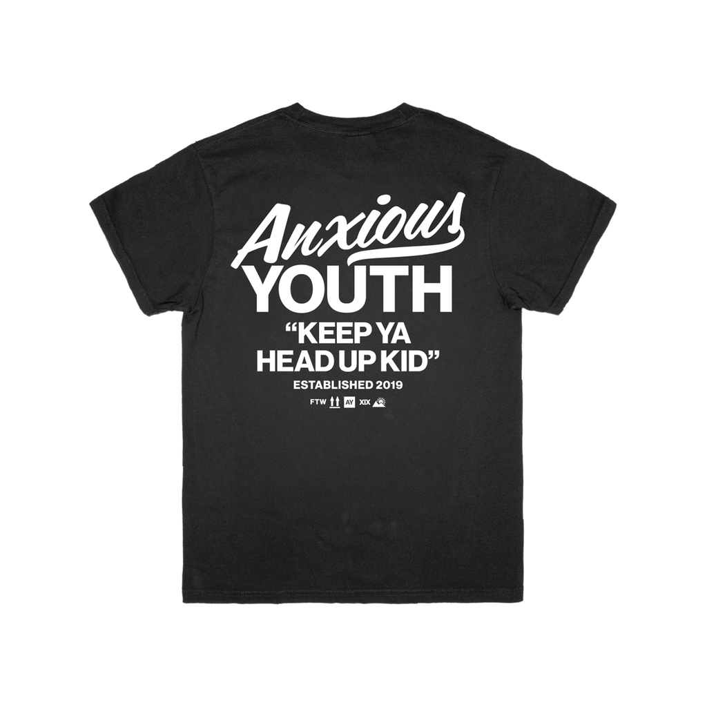 KEEP YA HEAD UP BLACK TEE