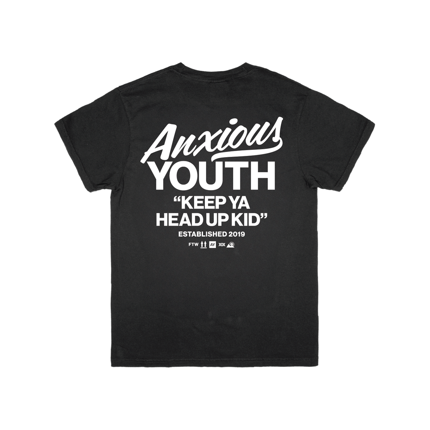 KEEP YA HEAD UP BLACK TEE