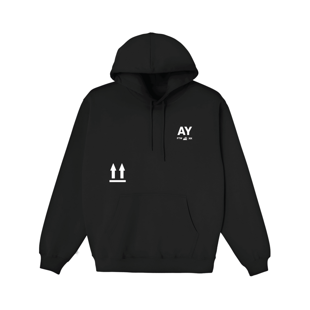 STAY UP BLACK HOODIE
