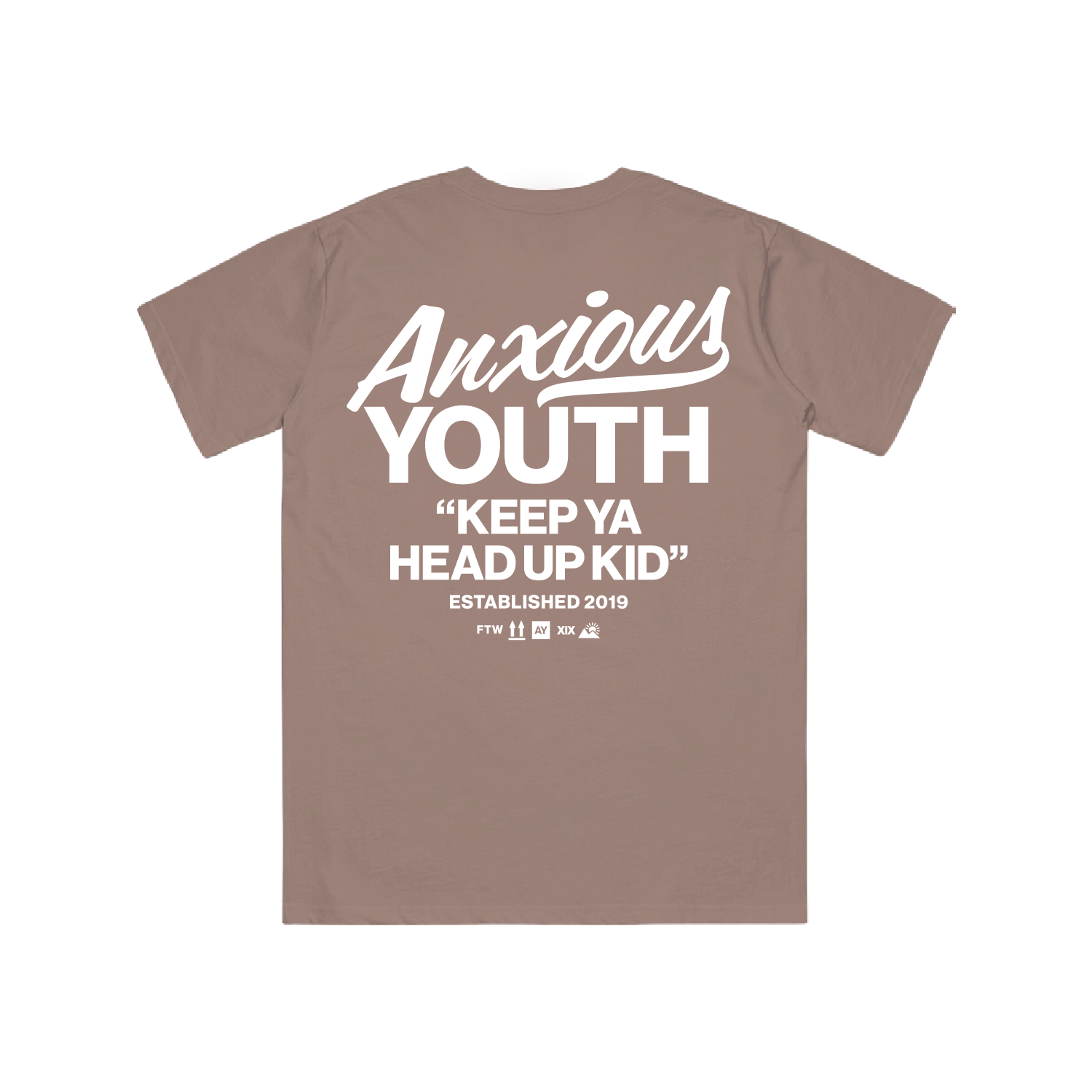 KEEP YA HEAD UP BROWN SAVANA TEE