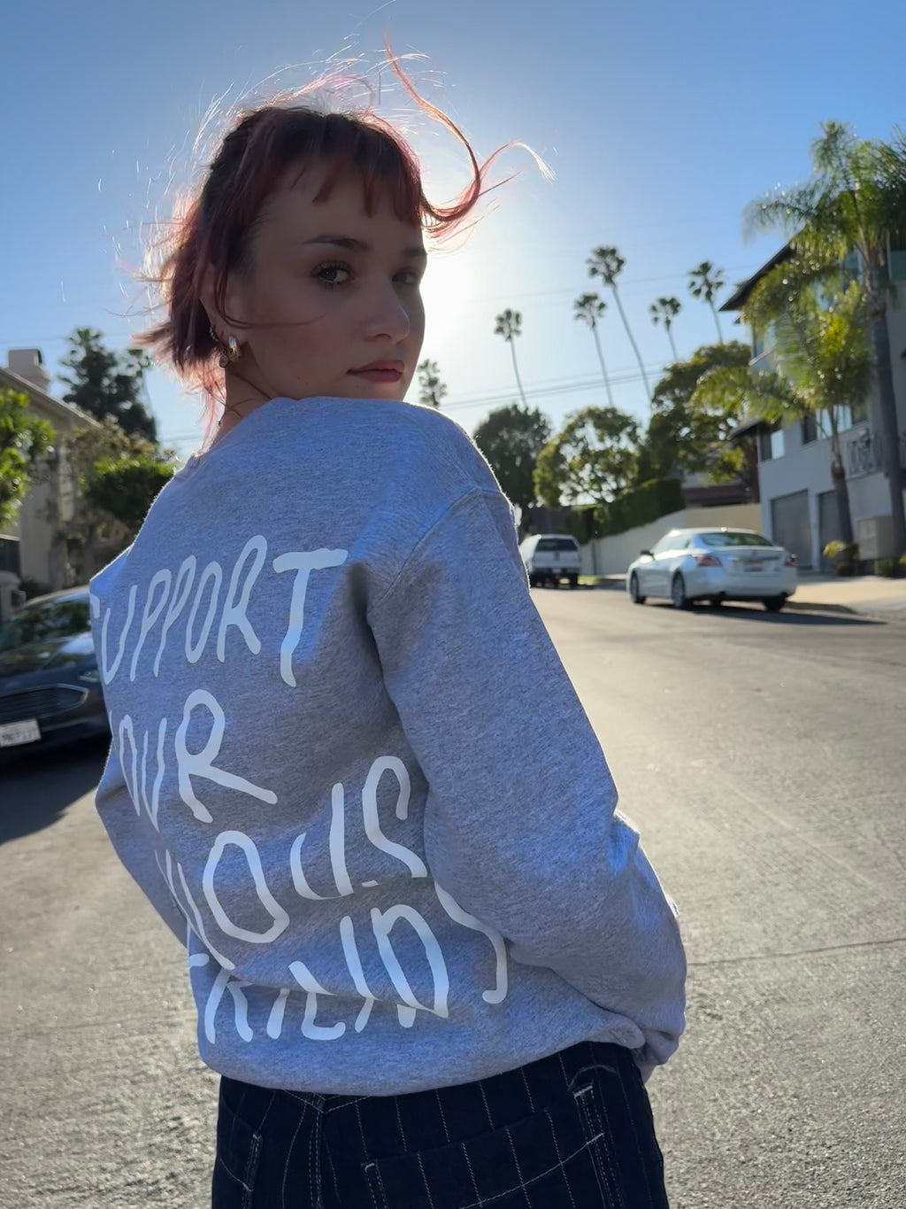 SYAF | GREY CREW NECK