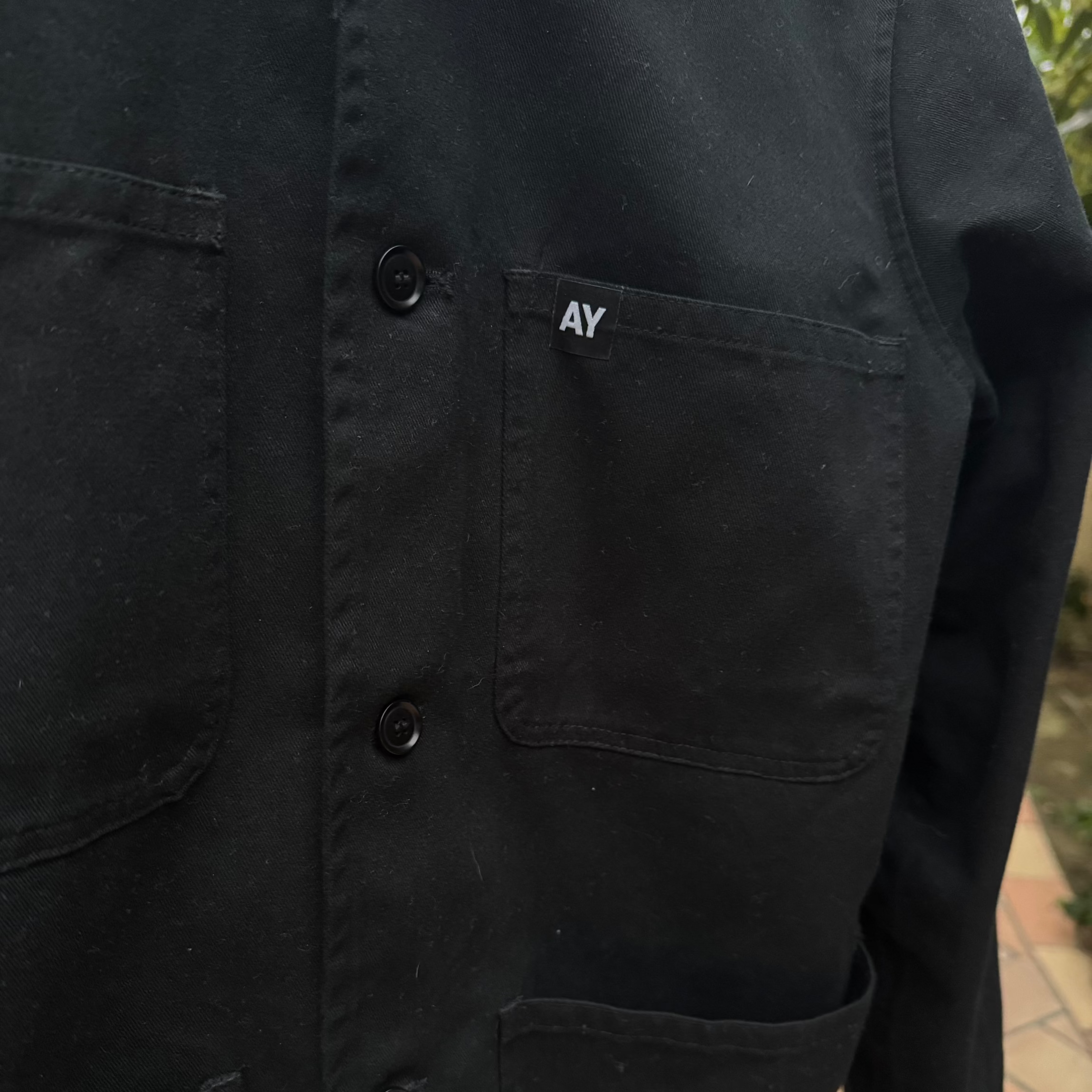 CLUB ANXIOUS CHORE JACKET | BLACK
