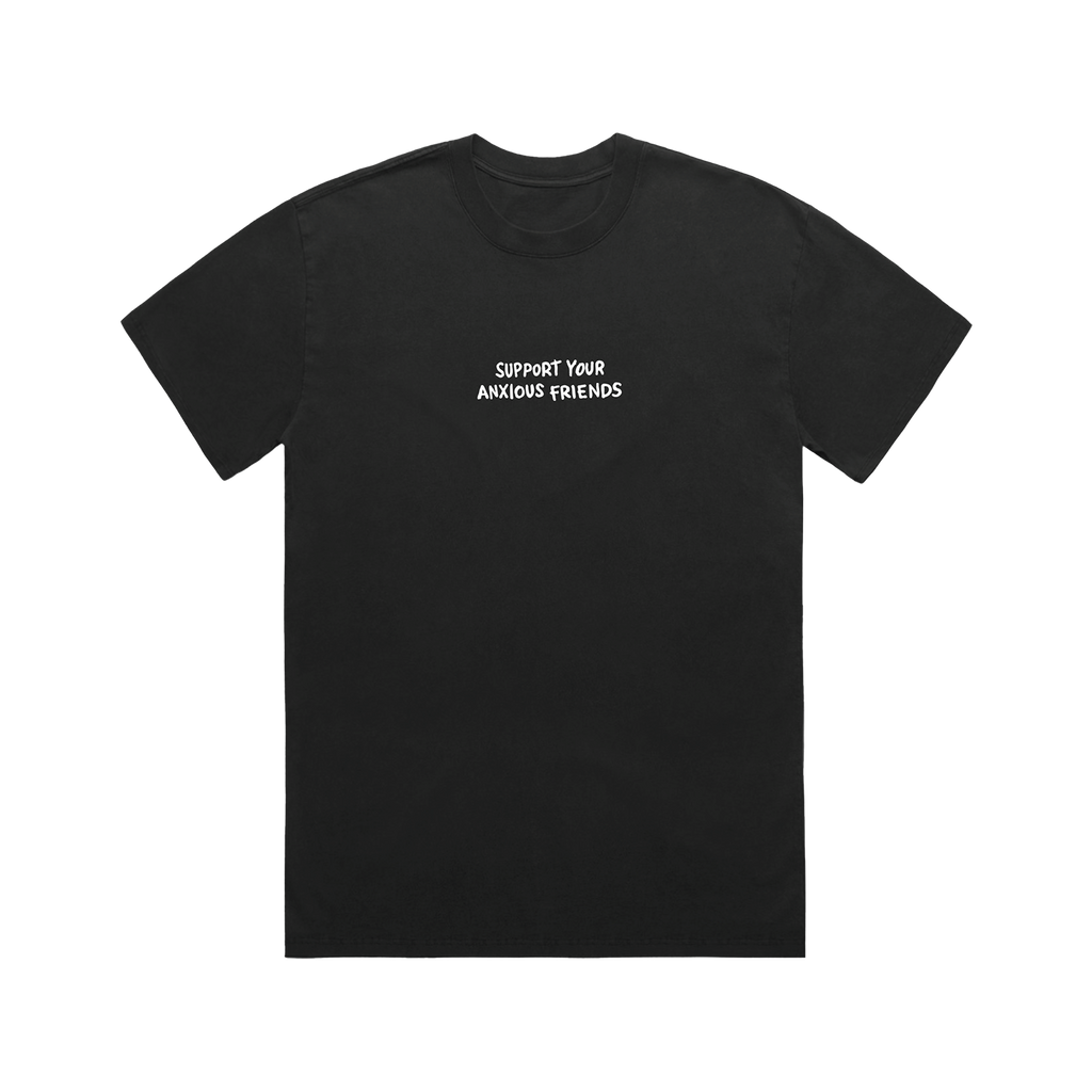 SYAF | BLACK EMBROIDERED TEE