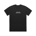 SYAF | BLACK EMBROIDERED TEE