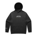 SYAF | FADED BLACK EMBROIDERED HOODIE